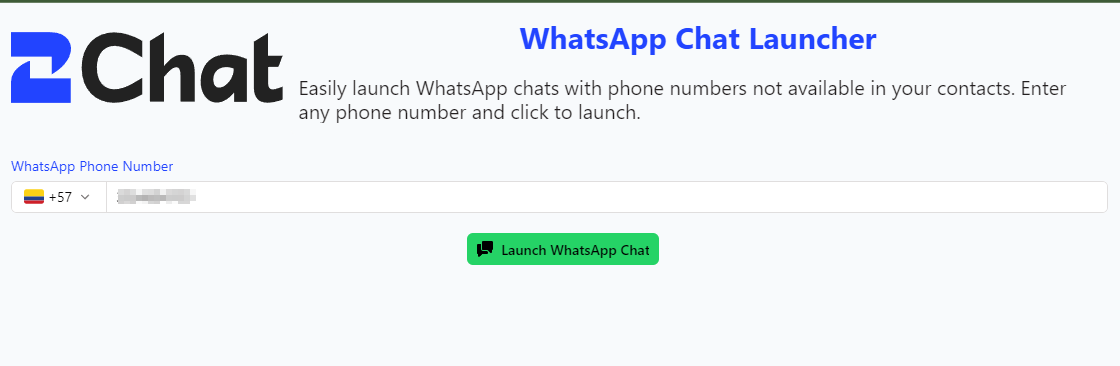 How to start a WhatsApp conversation with any phone number
