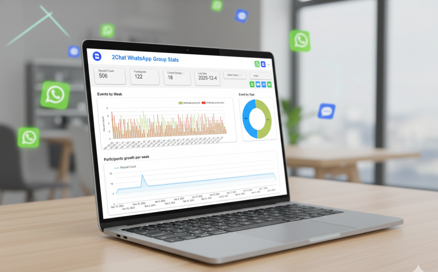 Whatsapp Group Monitor Dashboard