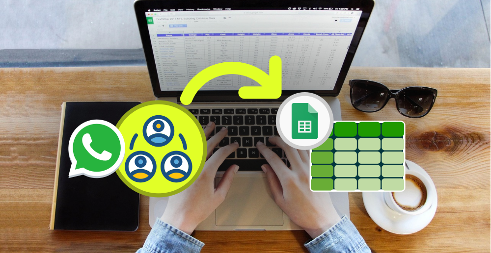 How to export all my WhatsApp groups to Google Sheets