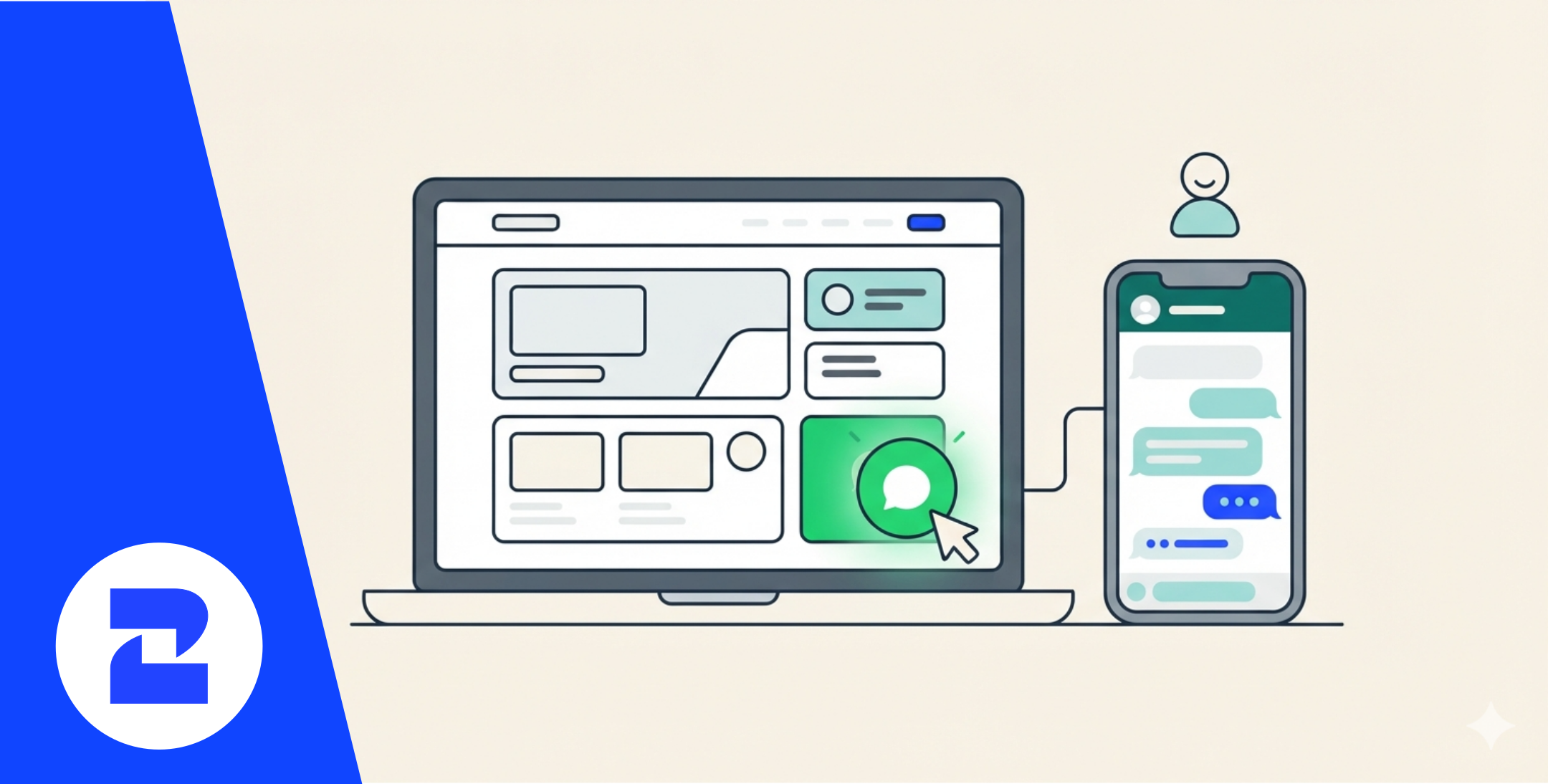 Consigue que tus visitantes te escriban por WhatsApp con un solo clic